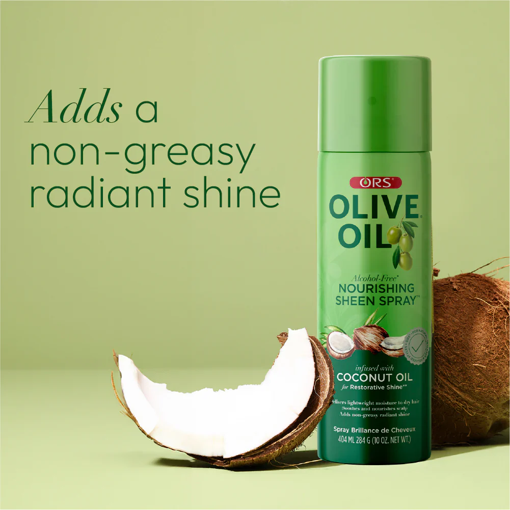 ORS Olive Oil Nourishing Coconut Oil Sheen Spray 472 ml - Image 4
