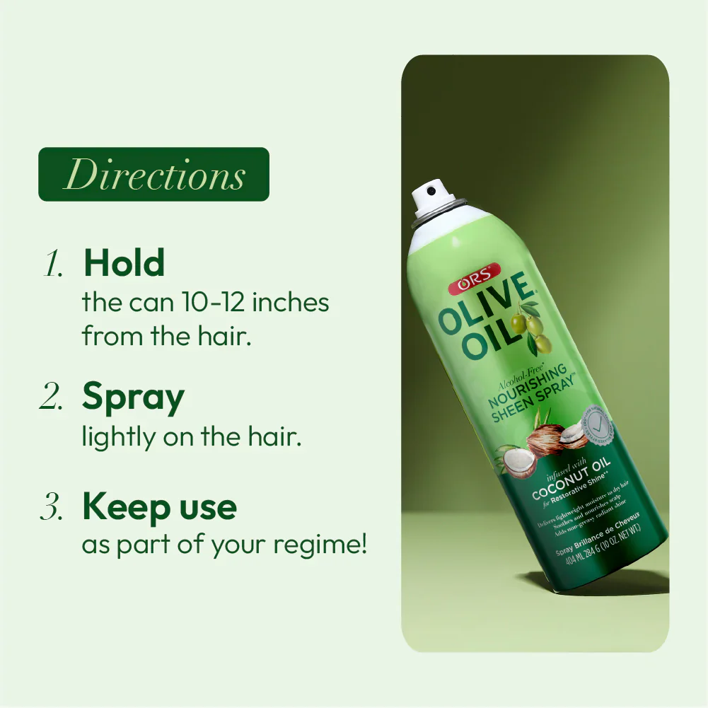 ORS Olive Oil Nourishing Coconut Oil Sheen Spray 472 ml - Image 6