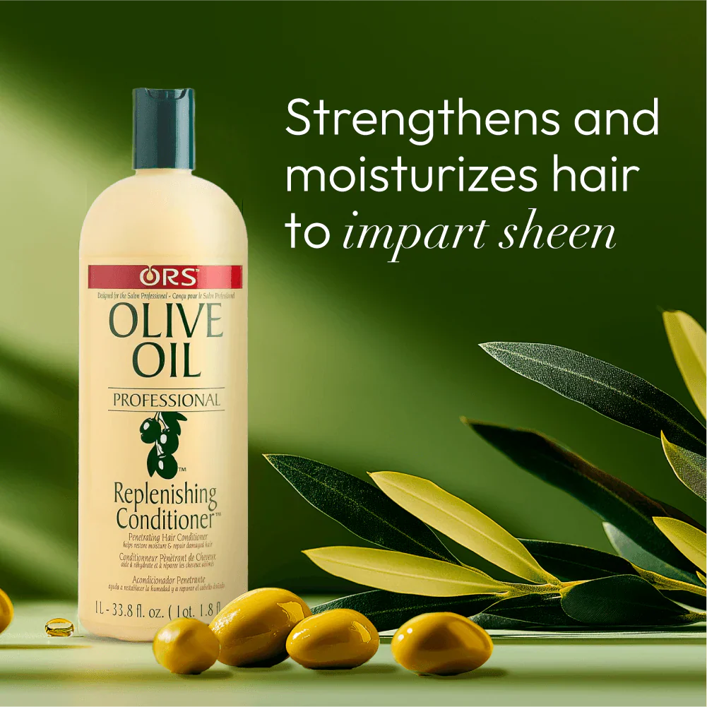 ORS Olive Oil Professional Replenishing Conditioner 1Liter - Image 4
