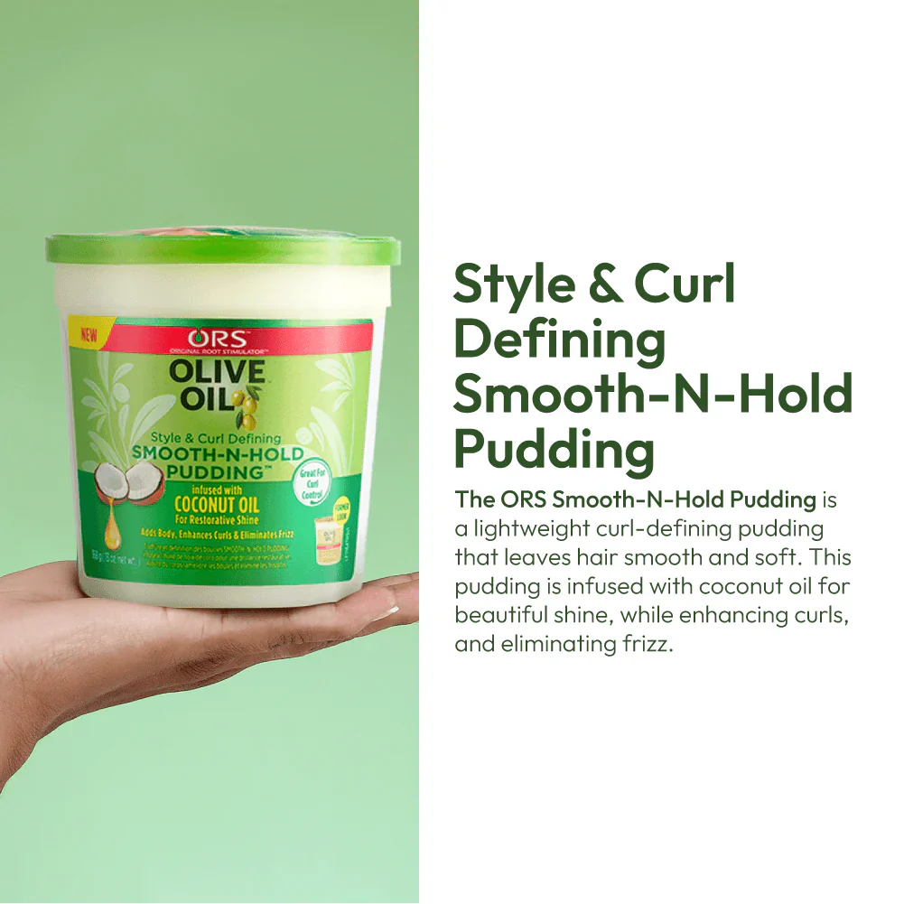 ORS Olive Oil Style and Curl Smooth-N-Hold Pudding 368g - Image 8