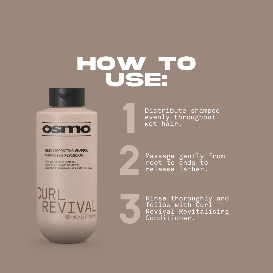OSMO CURL REVIVAL REINVIGORATING SHAMPOO 400 ML - Image 5