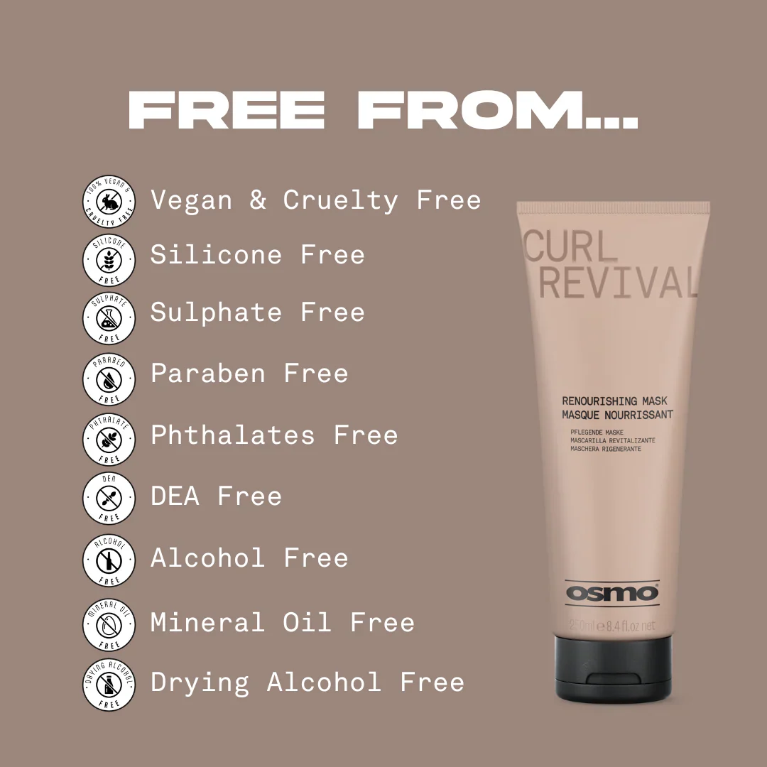 OSMO CURL REVIVAL RENOURISHING MASK-250ML - Image 6