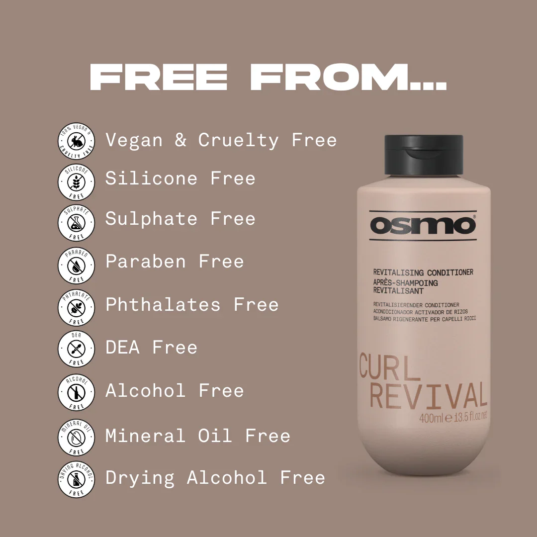 OSMO CURL REVIVAL REVITALISING CONDITIONER 400ML - Image 6