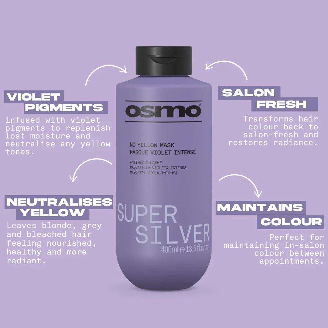 Osmo Super Silver No Yellow Mask 400ml/13.5oz - Image 7