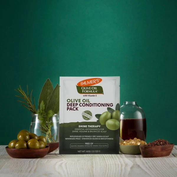 Palmer's Olive Oil Formula Shine Therapy Deep Conditioning Pack 60g - Image 4