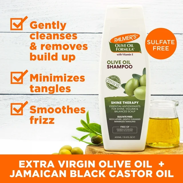 Palmer's Olive Oil Formula Shine Therapy Shampoo 400ml - Image 6