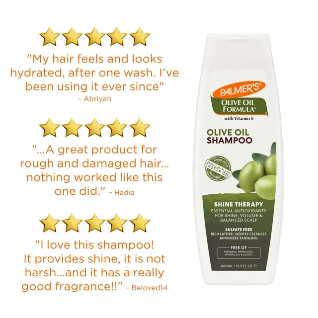 Palmer's Olive Oil Formula Shine Therapy Shampoo 400ml - Image 7