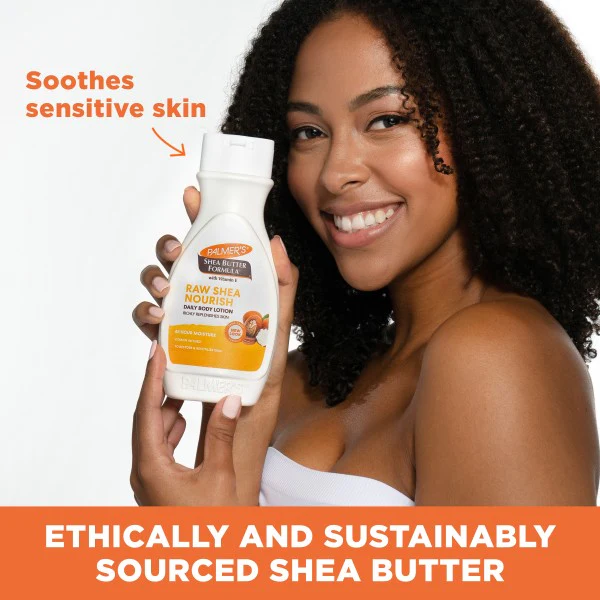 Palmer's Shea Butter Formula Raw Shea Nourish Daily Body Lotion 250ml - Image 6