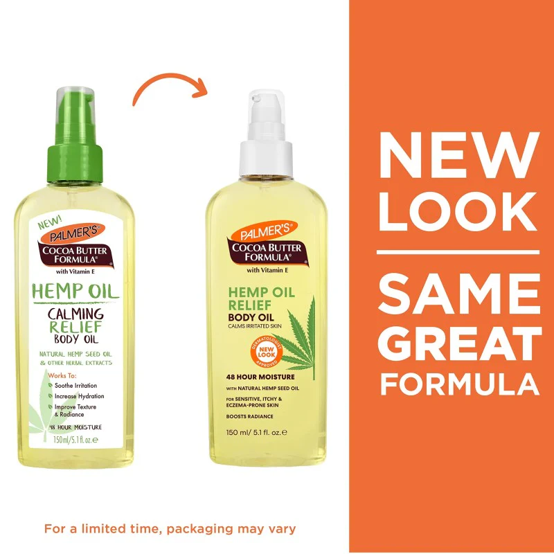 Palmer's Cocoa Butter Formula Hemp Oil Relief Body Oil 150ml - Image 2