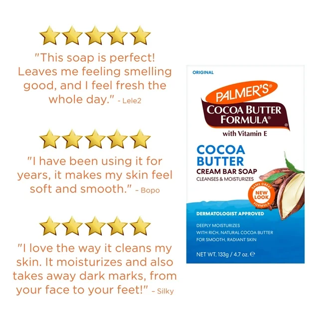 Palmer's Cocoa Butter Formula Daily Skin Therapy Cream Soap Bar 100ml - Image 7