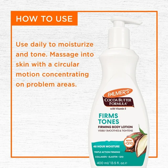 Palmer's Cocoa Butter Formula Skin Firming Body Lotion for Toning and Tightening 400ml - Image 3