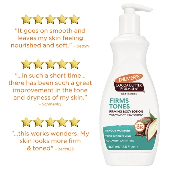 Palmer's Cocoa Butter Formula Skin Firming Body Lotion for Toning and Tightening 400ml - Image 8