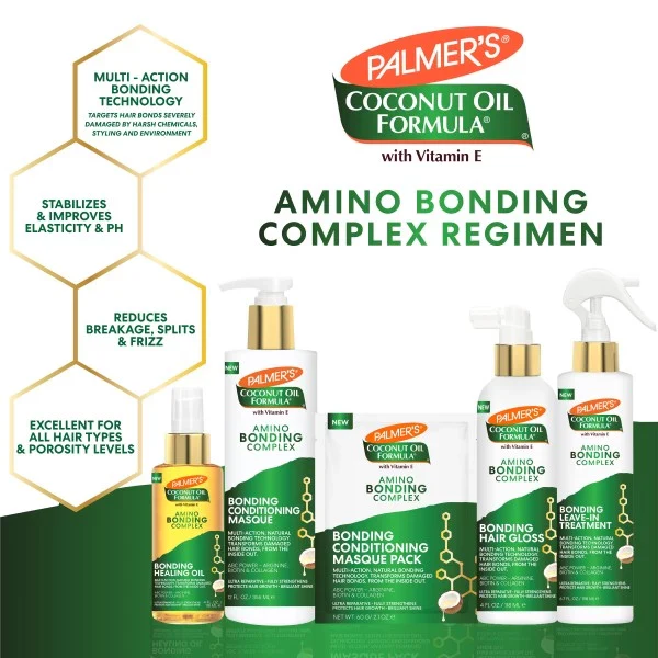 Palmer's Coconut Oil Formula Amino Bonding Complex Bonding Conditioning Masque 355ml - Image 10