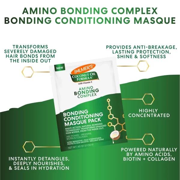 Palmer’s Coconut Oil Amino Bonding Conditioning Masque 60g - Image 10