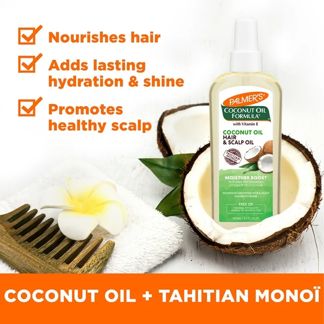 Palmer's Coconut Oil Formula Moisture Boost Strong Roots Spray 150ml - Image 7