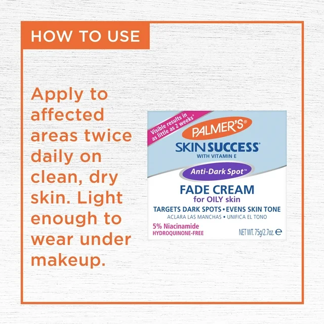 Palmer's Skin Success Fade Cream for Oily Skin 75g - Image 5