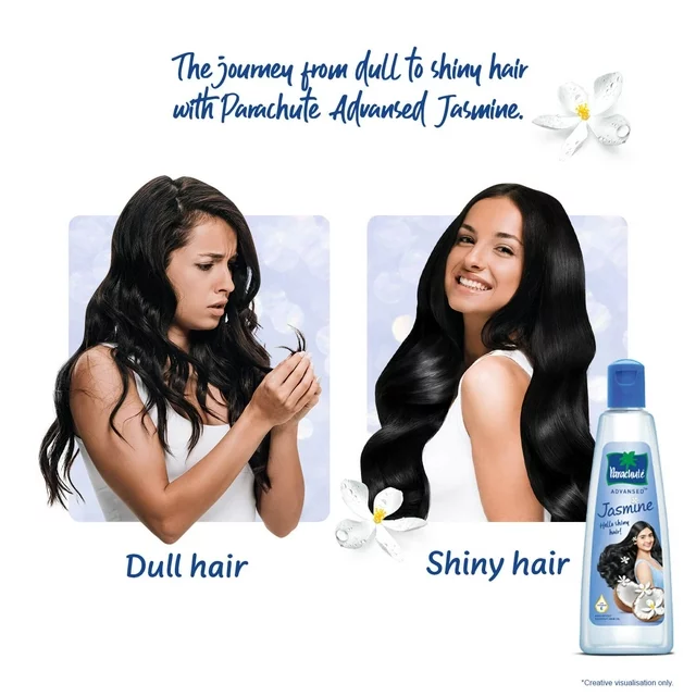 Parachute Advanced Jasmine Perfumed Coconut Non Sticky Hair Oil 200ml - Image 5