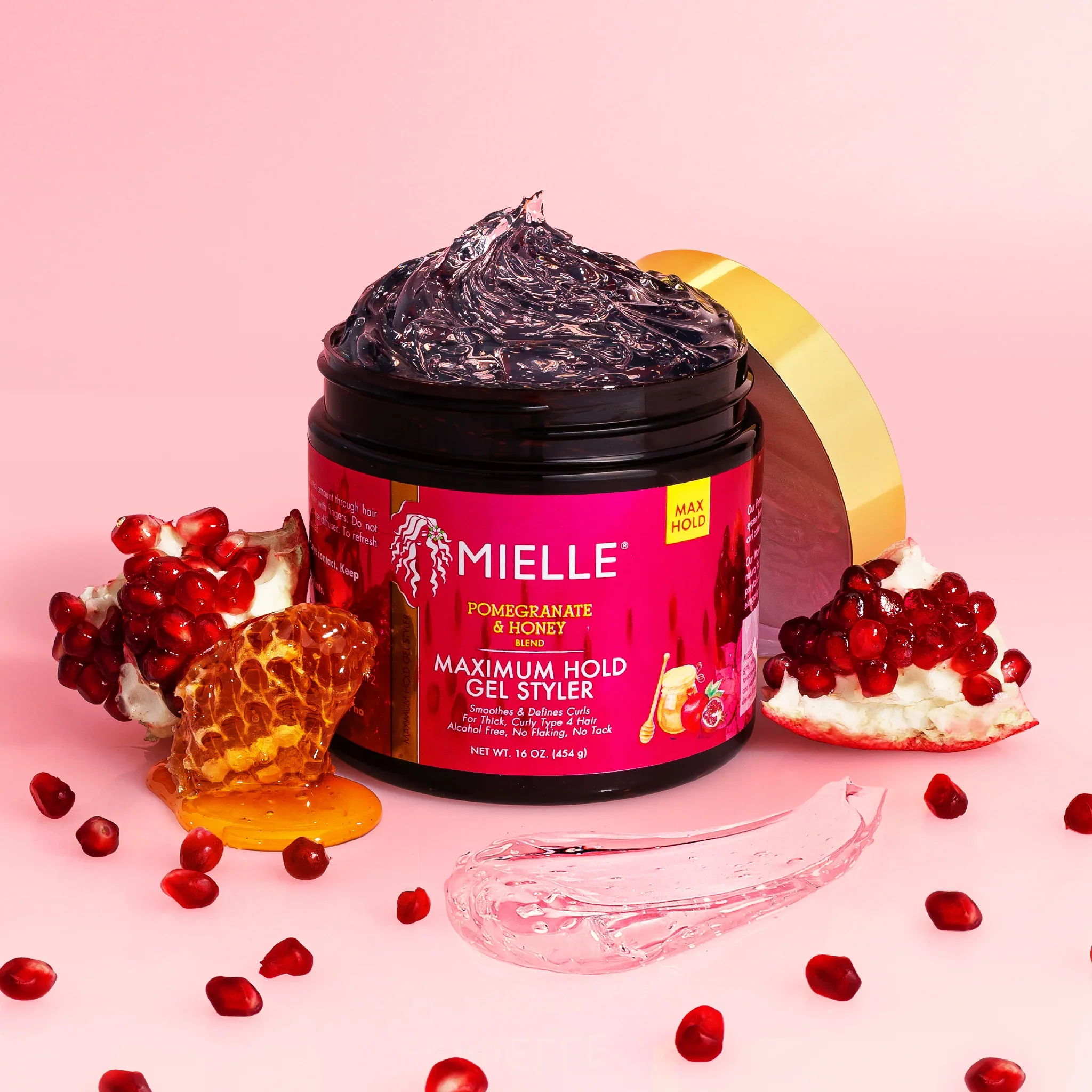 Pomegranate & Honey Maximum Hold Gel Styler 454ML - Image 4
