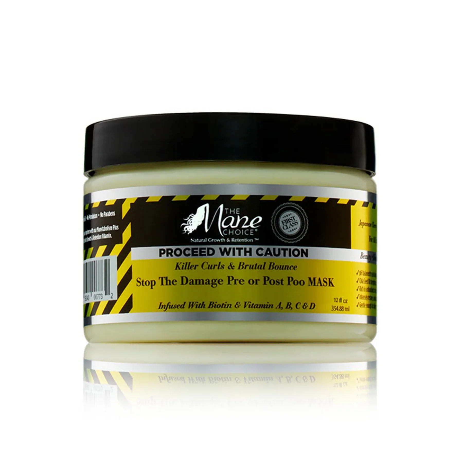 The Mane Choice Proceed With Caution Stop The Damage Pre Or Post Poo Mask 354.88ml