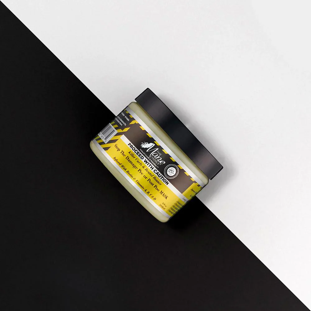 The Mane Choice Proceed With Caution Stop The Damage Pre Or Post Poo Mask 354.88ml - Image 2