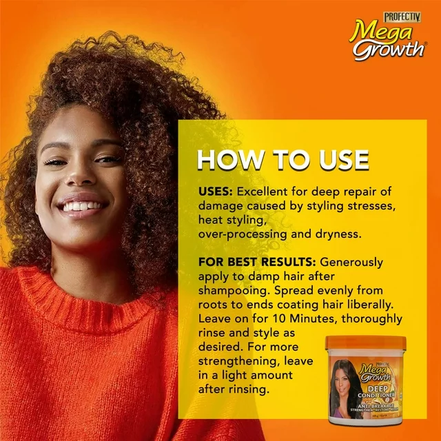 Profectiv Mega Growth Anti breakage Strengthening Deep Conditioner 15 OZ - Image 3