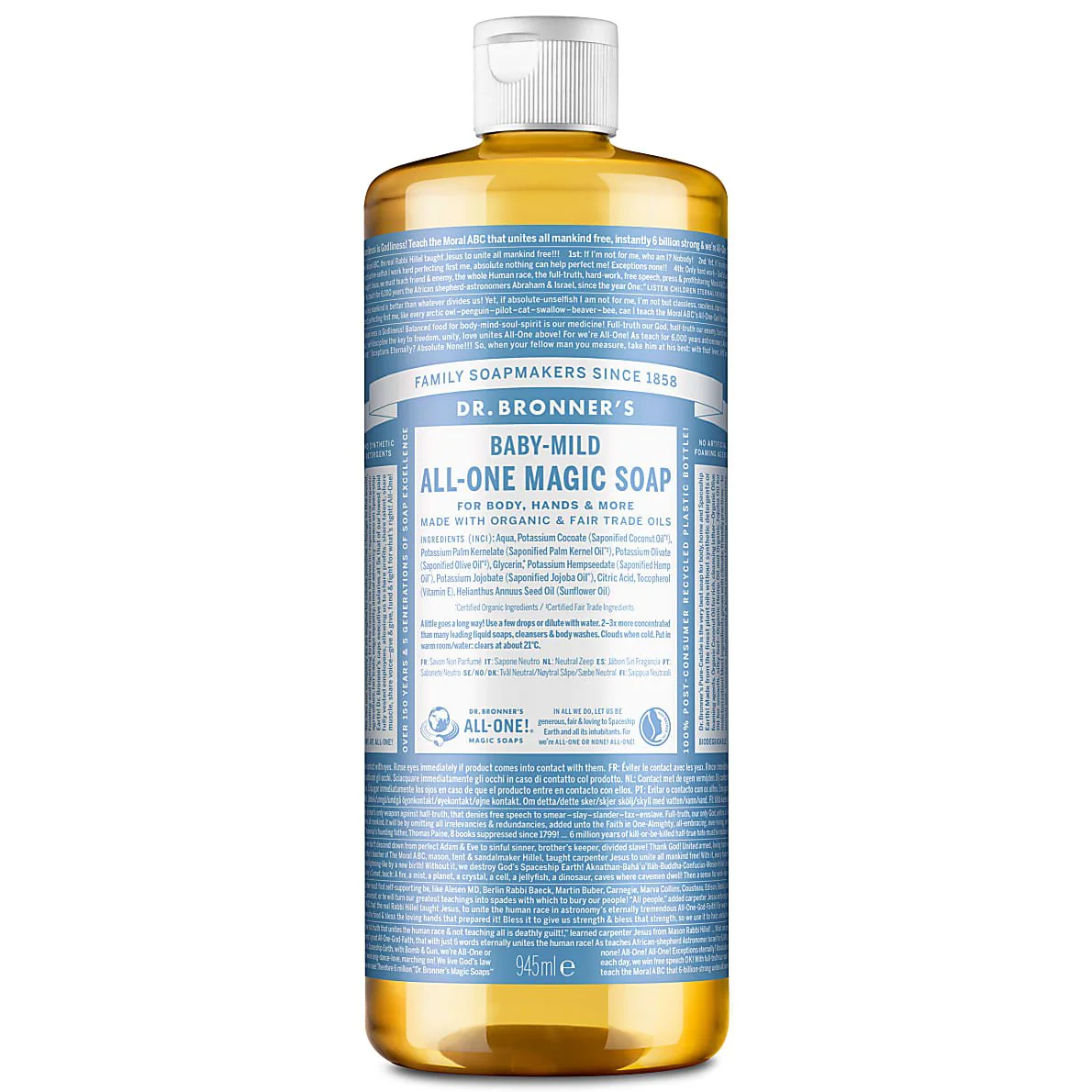 Dr. Bronner’s Baby Mild Pure-Castile Liquid Soap - Image 2