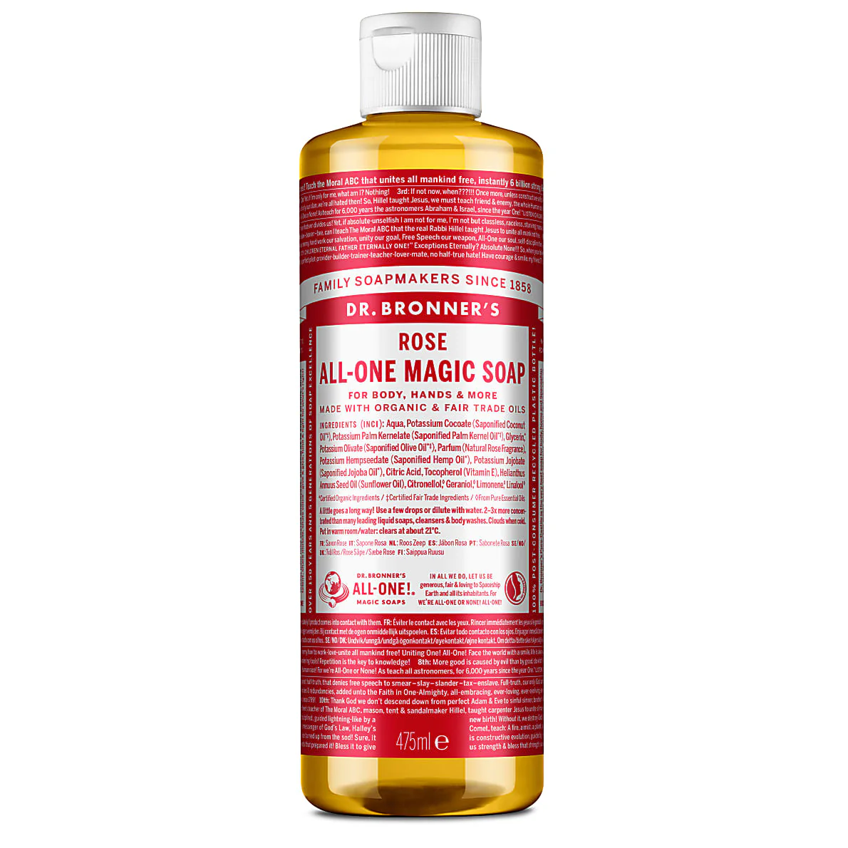 Dr. Bronner’s Rose Pure-Castile Liquid Soap