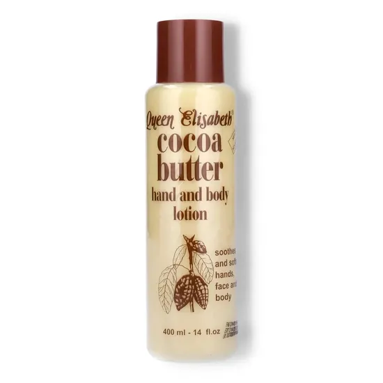 QUEEN ELISABETH COCOA BUTTER HAND & BODY LOTION 400ML