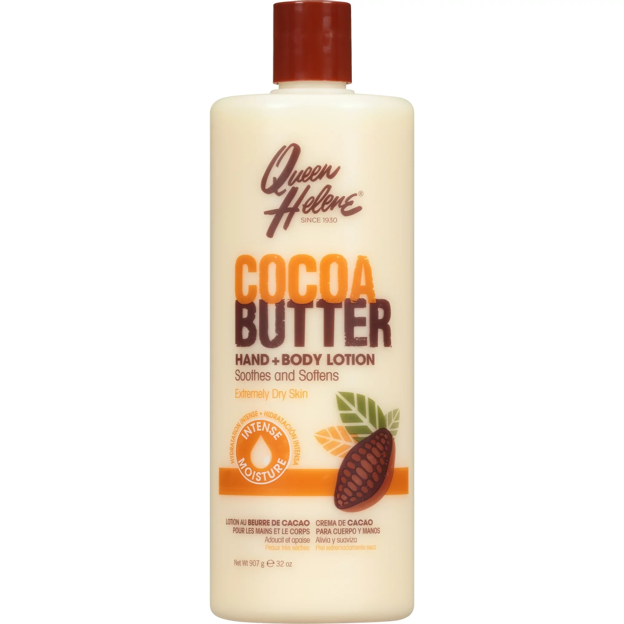 Queen Helene Cocoa Butter Hand & Body Lotion for Dry Skin 907ML