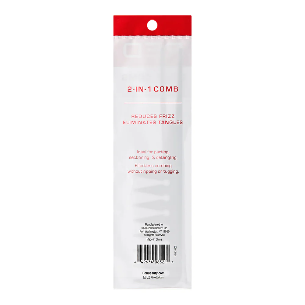 Red By Kiss 2-in-1 Comb - Image 3