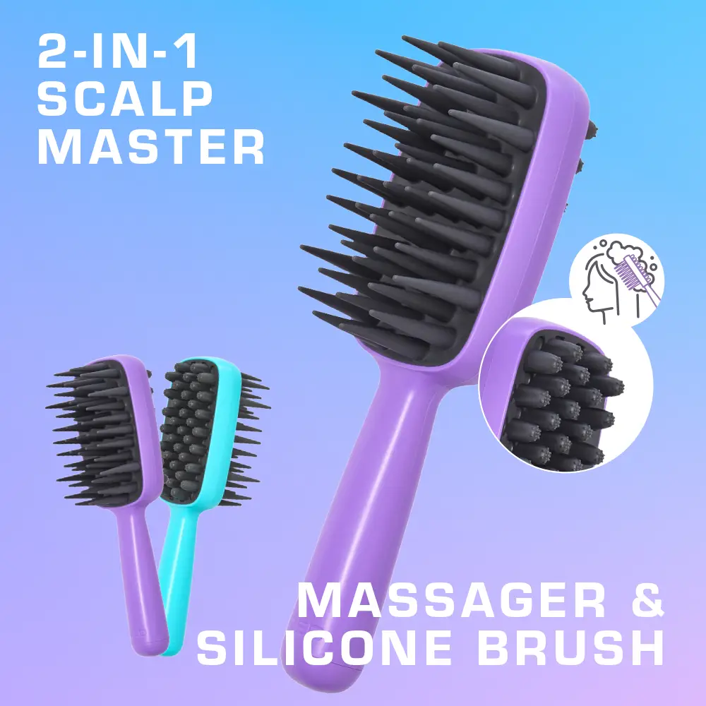 Red By Kiss 2-in-1 Scalp Massager & Shampoo Brush - Image 2