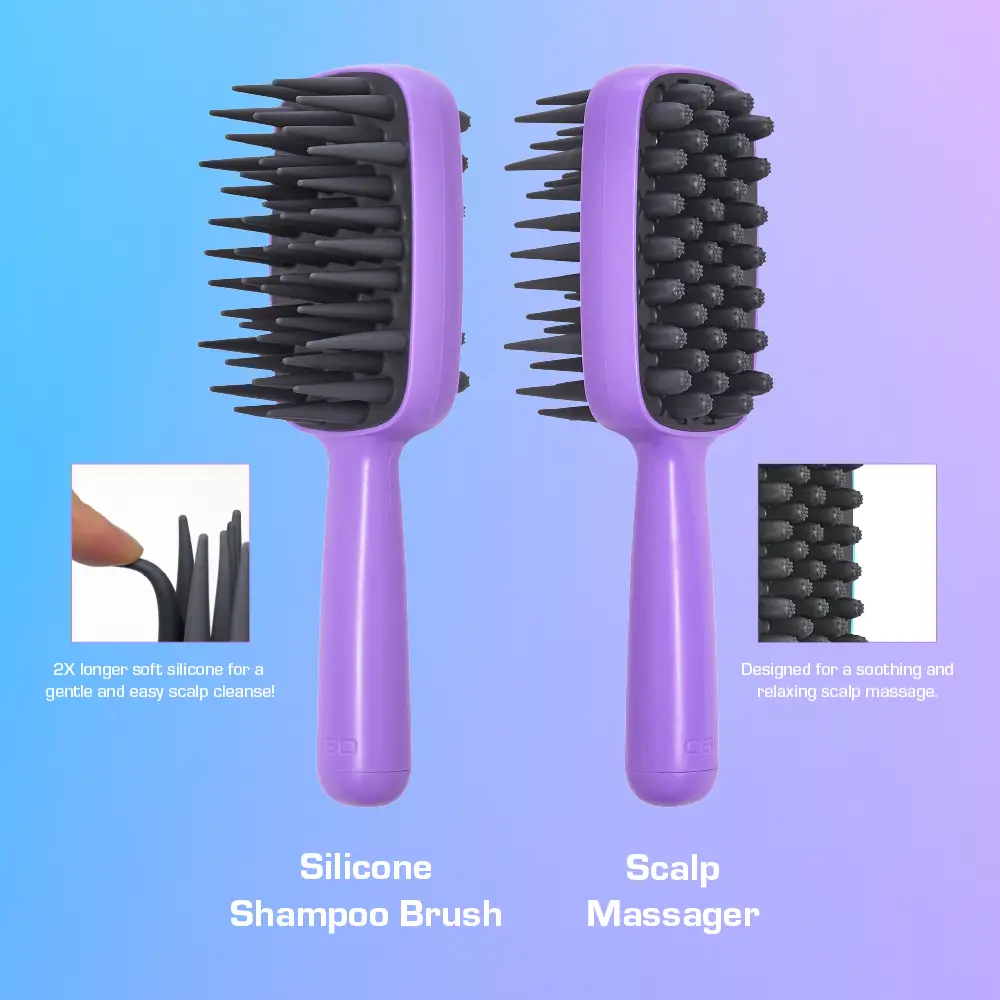 Red By Kiss 2-in-1 Scalp Massager & Shampoo Brush - Image 3