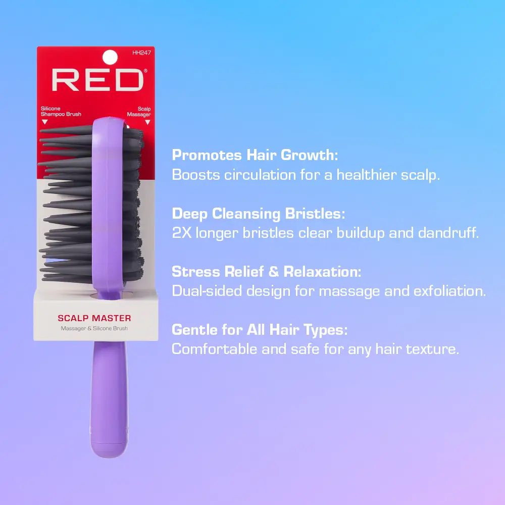 Red By Kiss 2-in-1 Scalp Massager & Shampoo Brush - Image 4