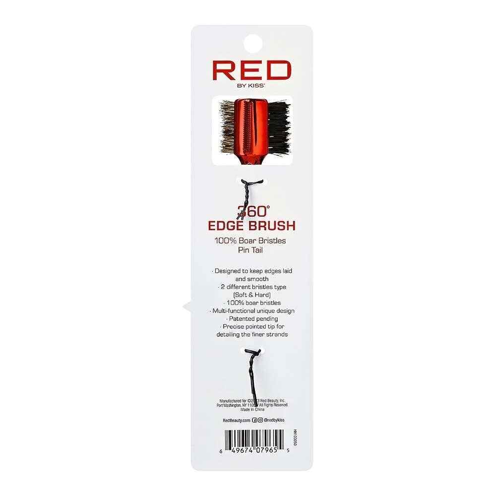 Red By Kiss  4-in-1 360° Edge Brush with Pin Tail - Image 4