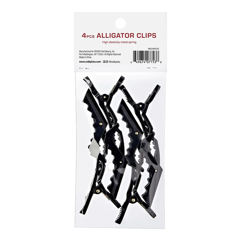 Red By Kiss Alligator Clip (4pcs) - Image 2