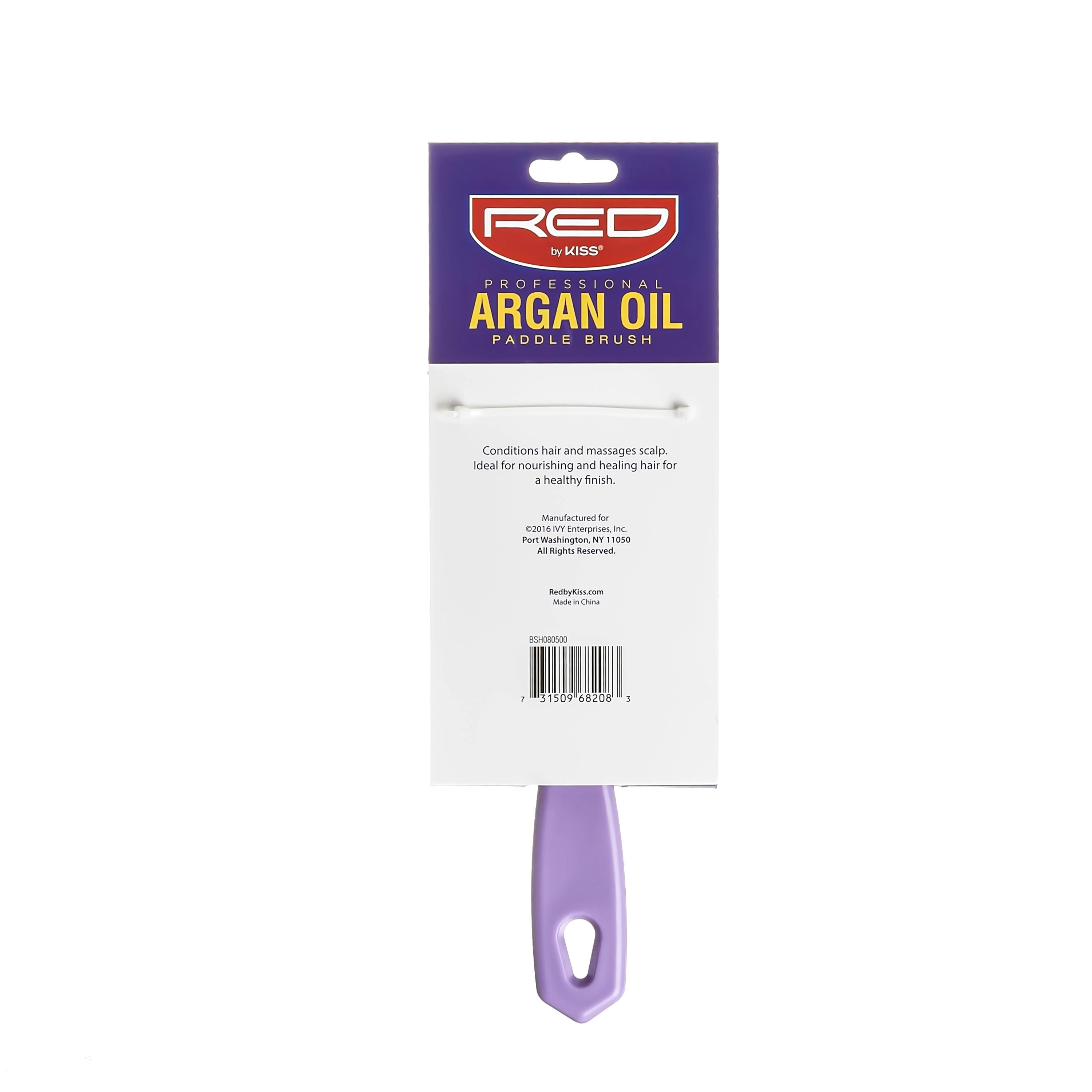 Red By Kiss Argan Oil Paddle Brush - Image 3