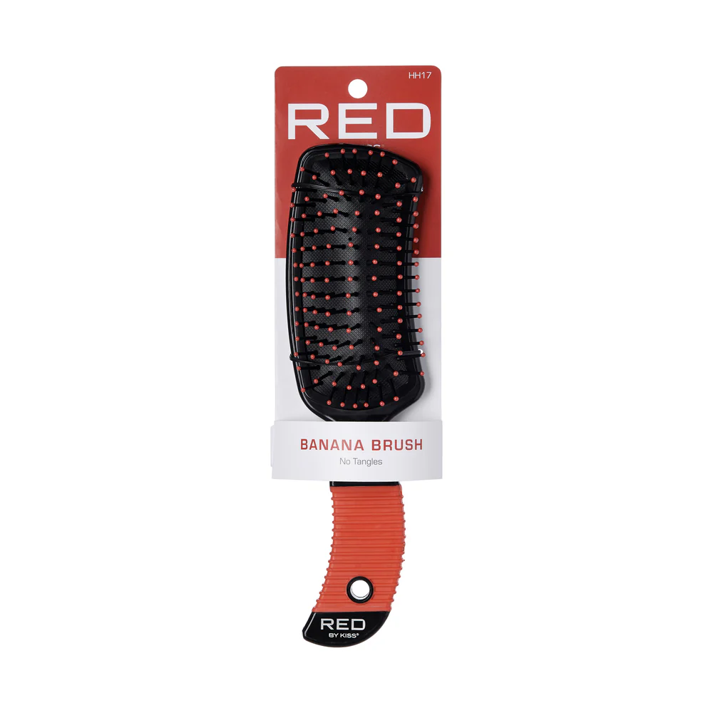 Red By Kiss Banana Brush  Great for Thick Hair