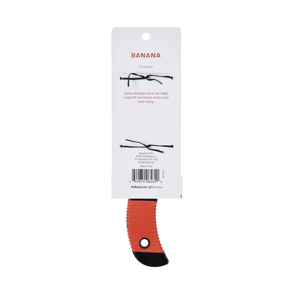 Red By Kiss Banana Brush  Great for Thick Hair - Image 5