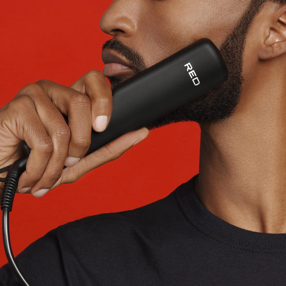 RED BY KISS Beard & Hair Straightener With Adjustable Temperature Settings - Image 3