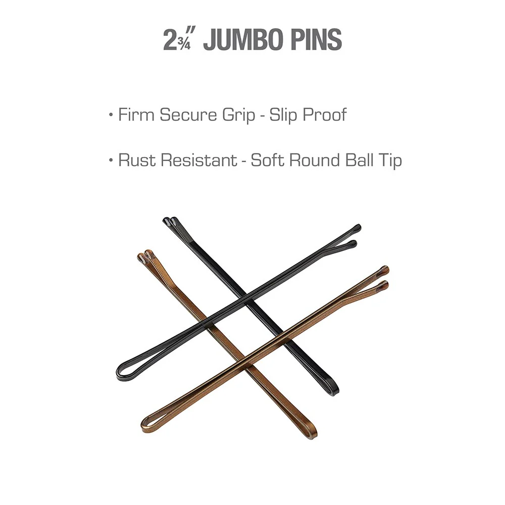 Red By Kiss  Bob Pins   Bronze black 2 3/4" 40 PCS - Image 3
