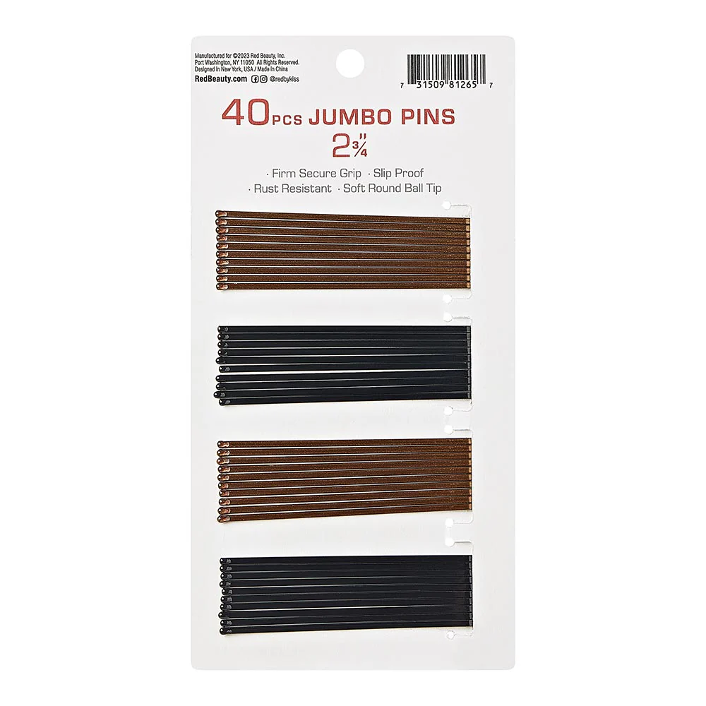 Red By Kiss  Bob Pins   Bronze black 2 3/4" 40 PCS - Image 5