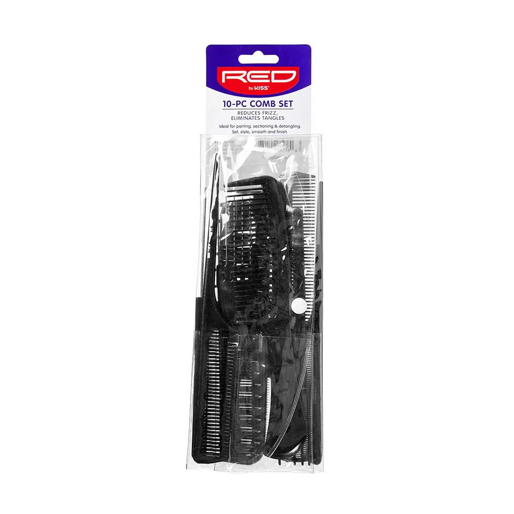 Red By Kiss Comb Set (10pcs) - Image 2