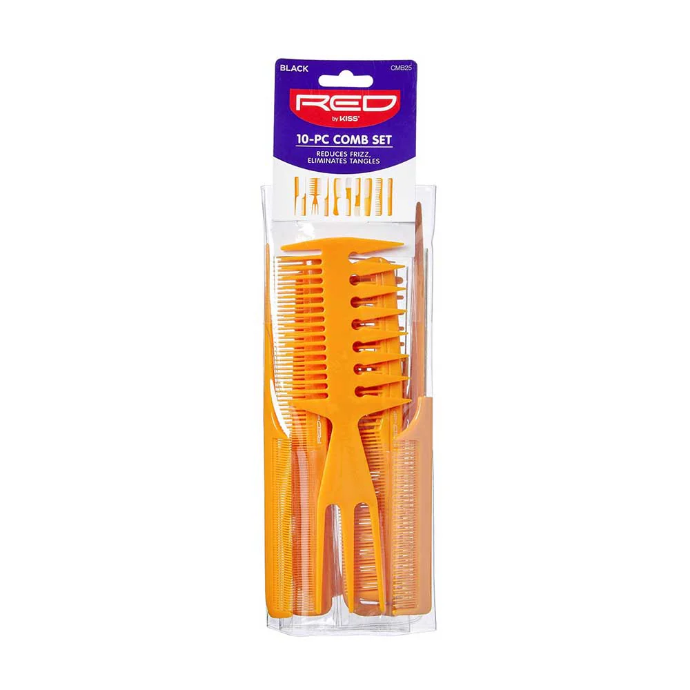 Red By Kiss Comb Set (10pcs) - Image 4