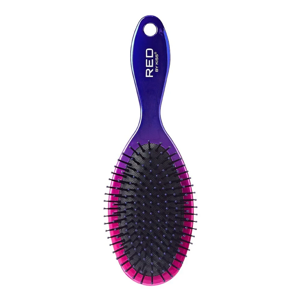 Red By Kiss Crystal Charcoal Brush – Oval Charcoal Infused Brush