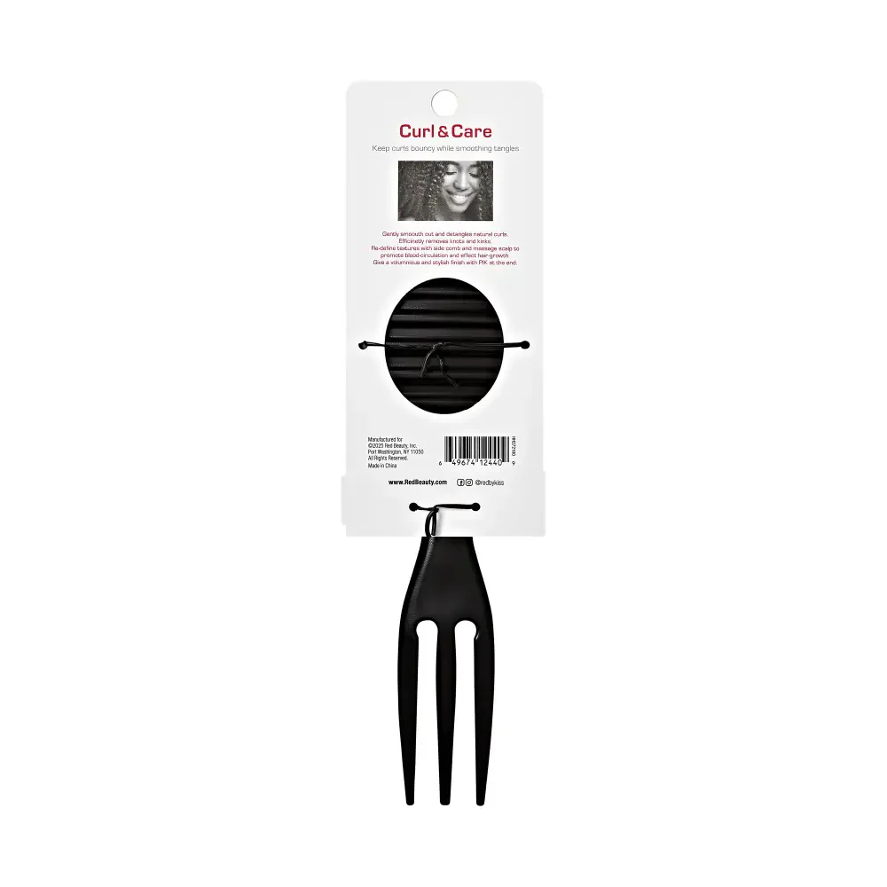 Red By Kiss Curl & Care 4-in-1 Detangle Brush Black - Image 6
