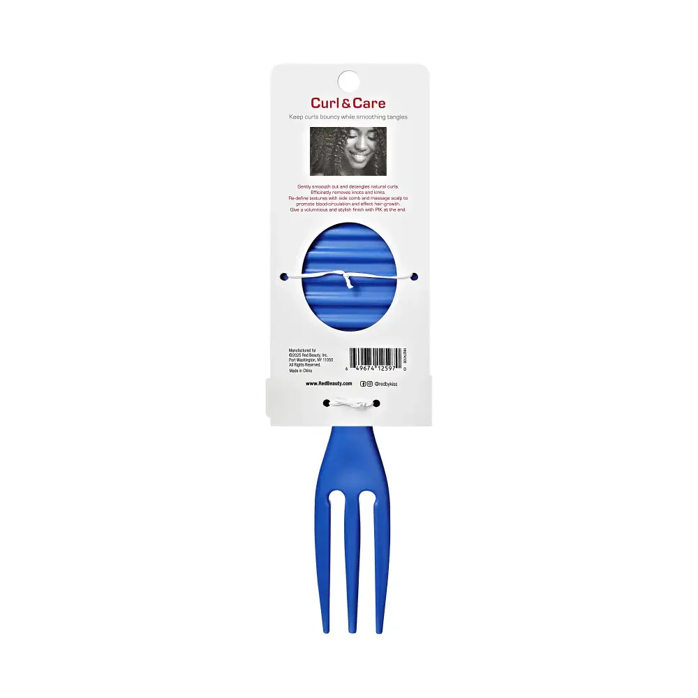 Red By Kiss Curl & Care 4-in-1 Detangle Brush Blue - Image 6