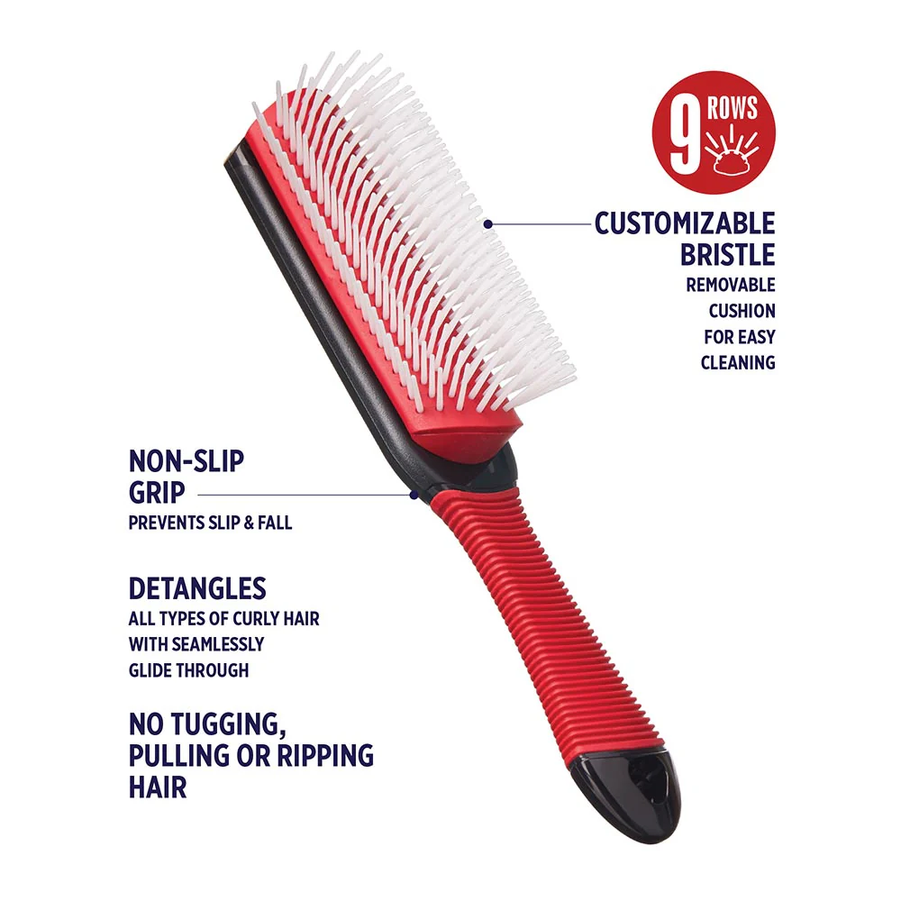 Red By Kiss Detangling Non-Slip Brush - Image 2