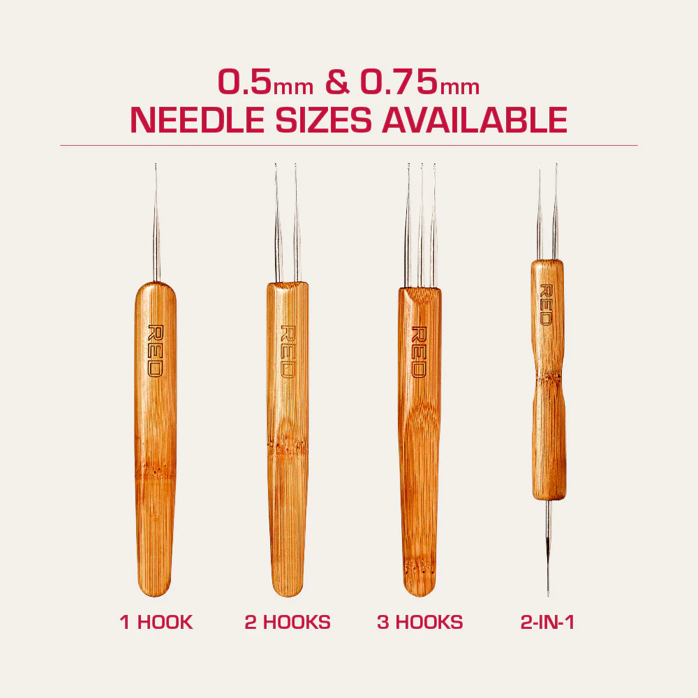 Red By Kiss Dreadlock Crochet Hook 0.75mm - Image 3