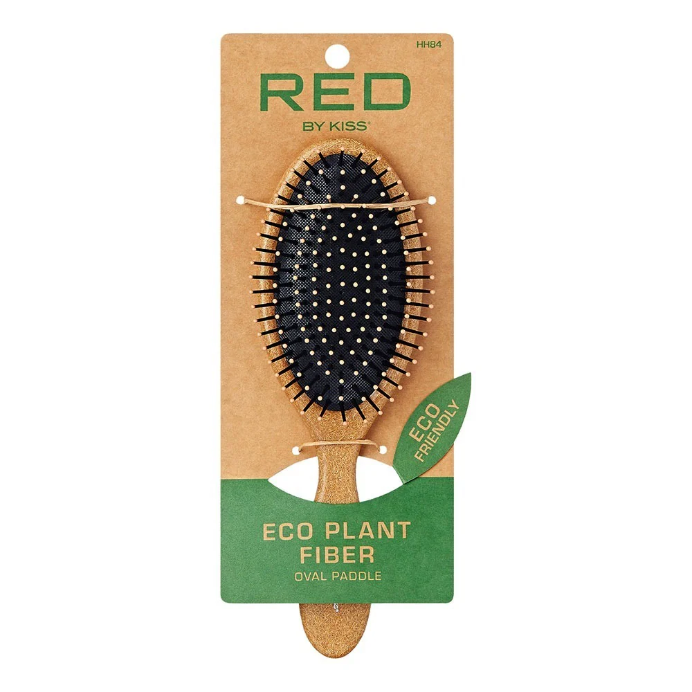 Red By Kiss Eco Plant Fiber Oval Paddle Brush