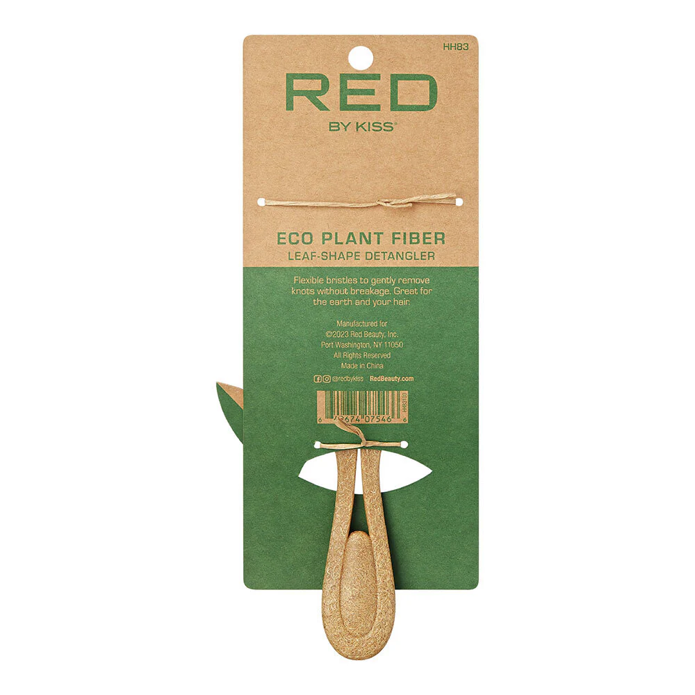 Red By Kiss Eco Plant Fiber Oval Paddle Brush - Image 6